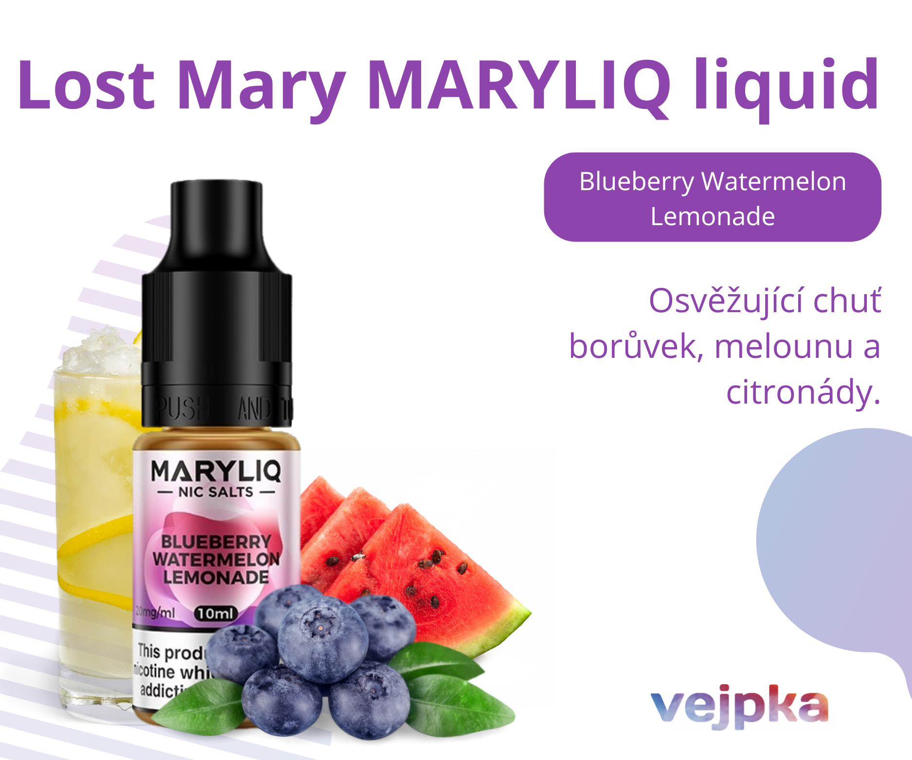 Lost Mary MARYLIQ - BLUEBERRY WATERMELON LEMONADE